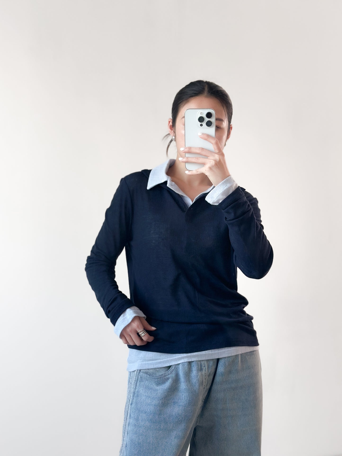 翻領粗間親膚套裝