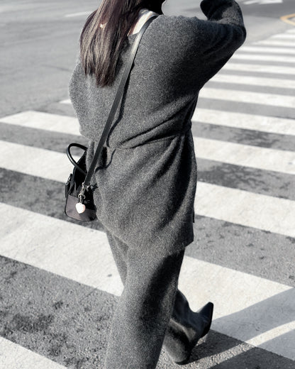 V領親膚冷衫套裝(全套)