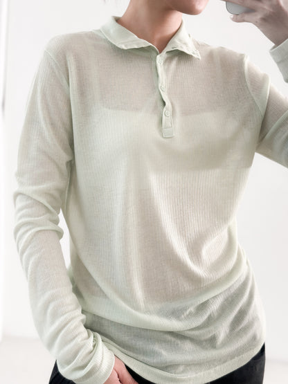 高領幼直間親膚上衣