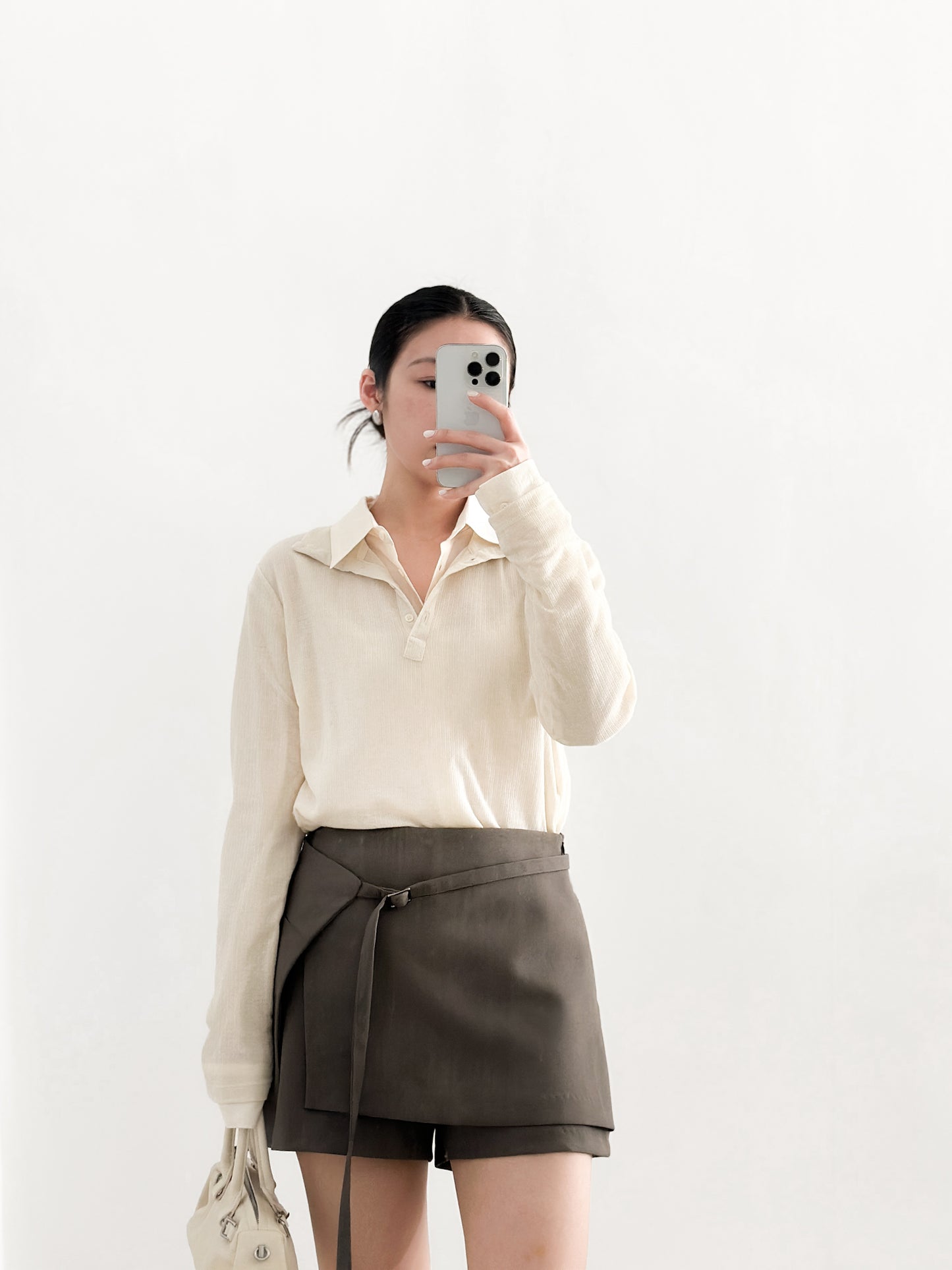 高領幼直間親膚上衣