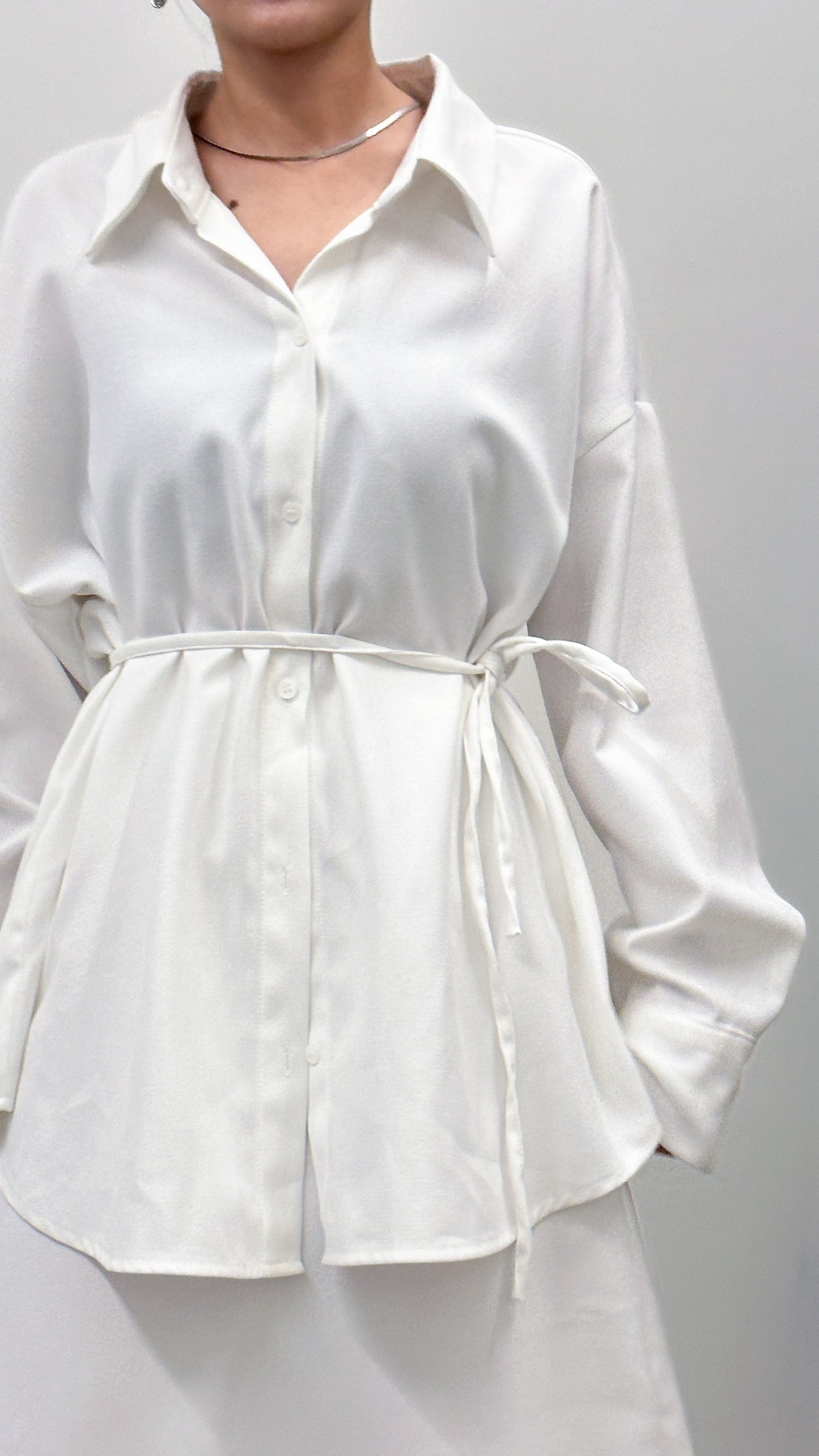 單面絨面恤衫(可側扣, 連帶)