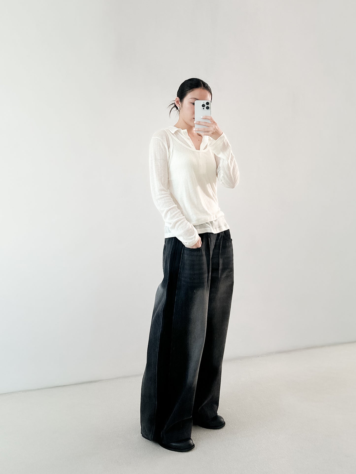 翻領粗間親膚套裝