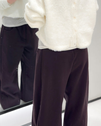 前後兩穿毛絨外套 - 米白色