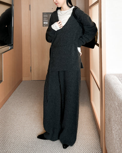 V領親膚冷衫套裝(全套)