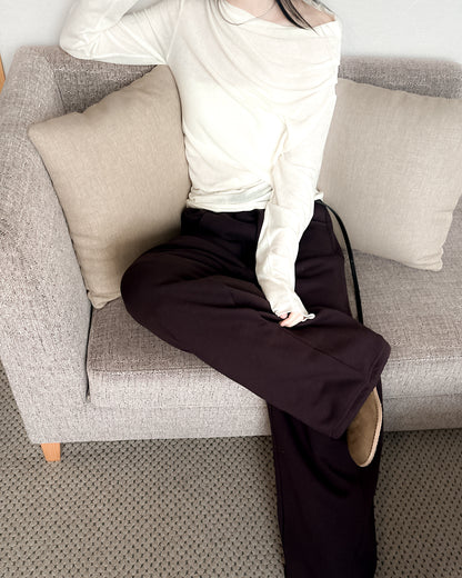 高筒方圓頭長靴 - 米色 (36-41號)