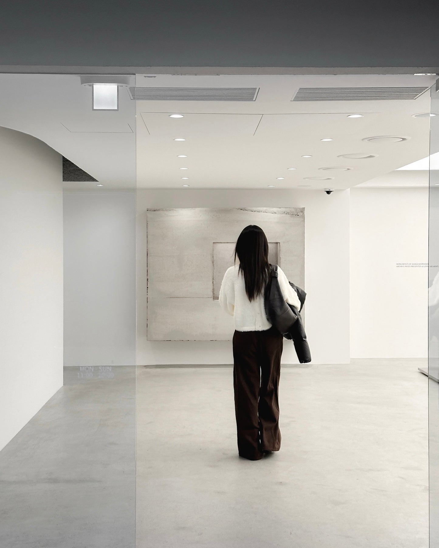 啡色柔軟闊腳褲 - 深啡色 (S/M/L)