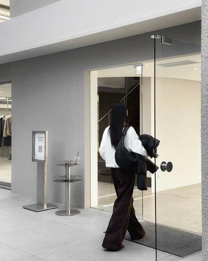 啡色柔軟闊腳褲 - 深啡色 (S/M/L)