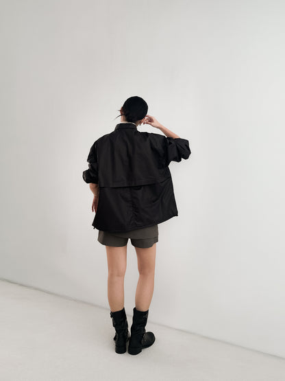 腰帶挺料西裝裙褲