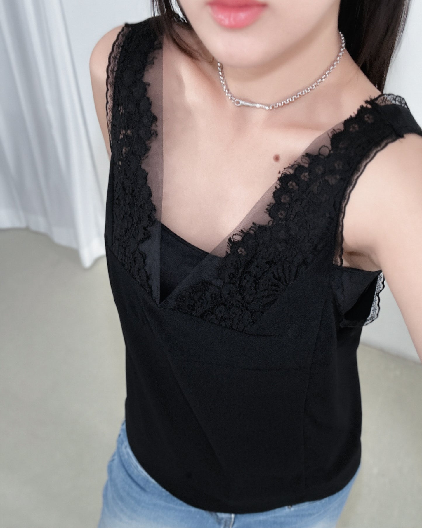 前後兩穿lace背心