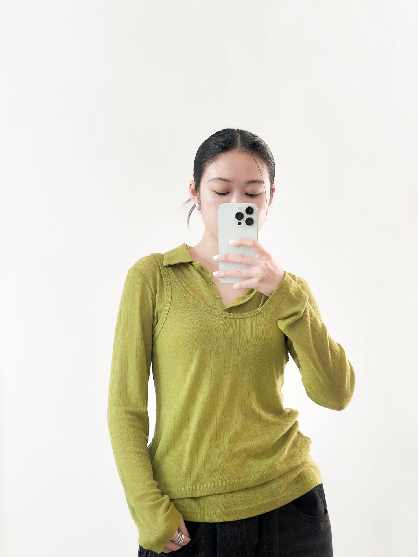 翻領粗間親膚套裝