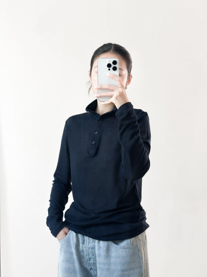 高領幼直間親膚上衣