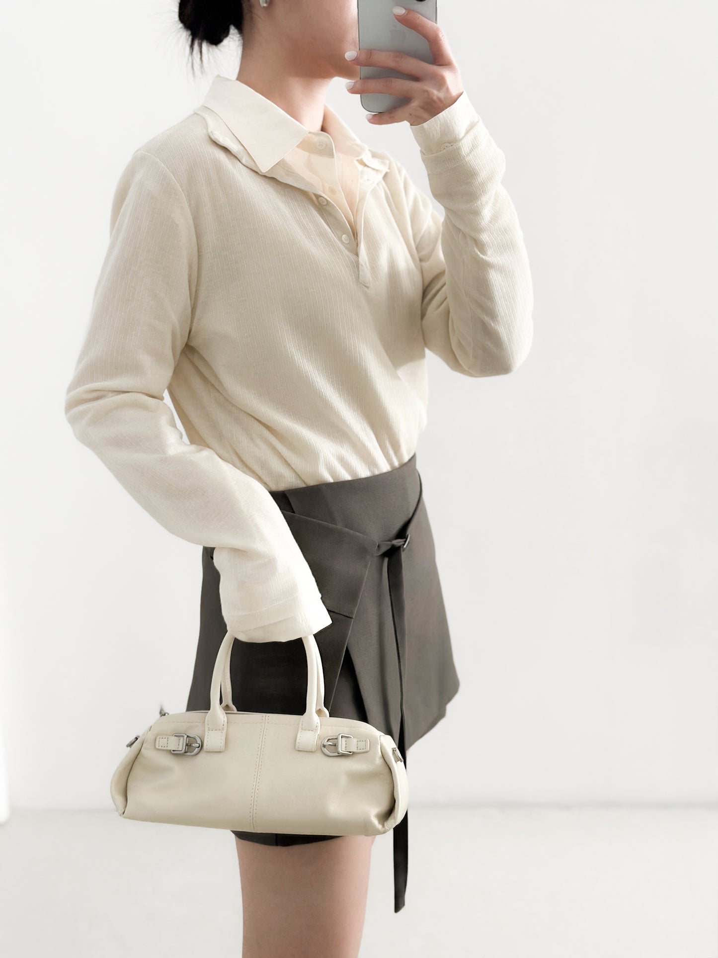 高領幼直間親膚上衣