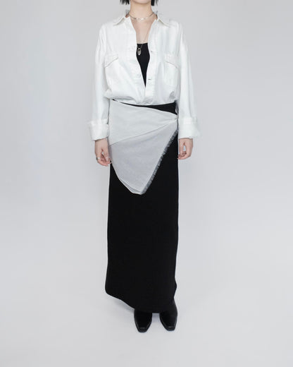 Unisex oversized 牛仔恤衫 - 白色